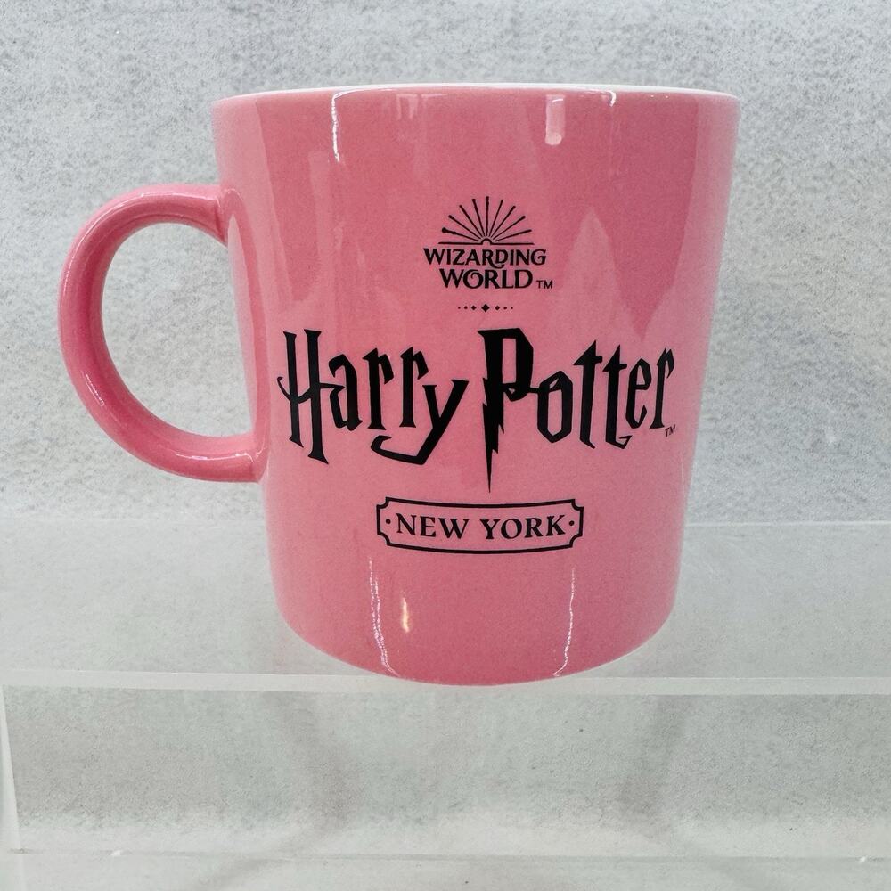 Harry Potter Wizarding World New York Pink Coffee Mug WB Licensed Embossed